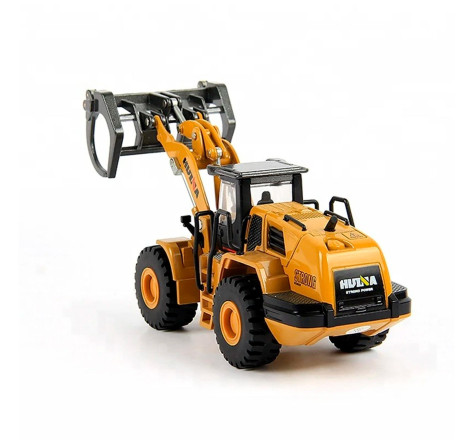 BULLDOZER CON PINZA HUINA 1716 1/50 ESTATICA