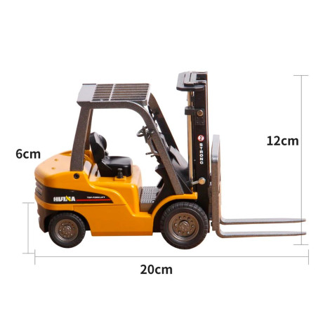 HUINA 1717 1:50 SCALE ALLOY FORKLIFT STATIC