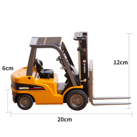 HUINA 1717 1:50 SCALE FORKLIFT STATIC MODEL