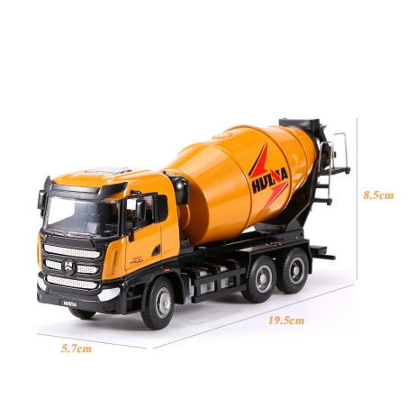 HUINA 1719 1:50 SCALE MIXER TRUCK STATIC MODEL