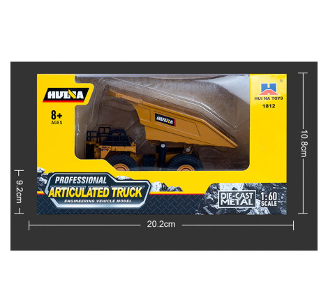 HUINA 1812 1:60 SCALE ALLOY   DUMPER STATIC