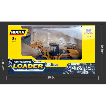 BULLDOZER HUINA 1813 1/60 ESTATICA