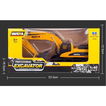 HUINA 1910 1:40 SCALE EXCAVATOR STATIC MODEL