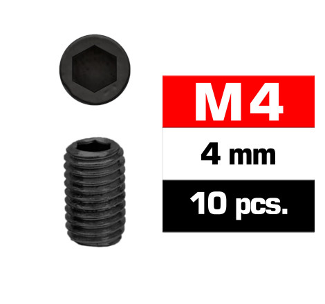 M4x4mm SET SCREWS (10 pcs)