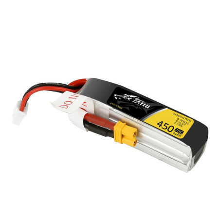 TATTU FUNFLY SERIES 450 mAh 11.1V 75C 3S1P WITH XT30-LONG SIZE FOR H-FRAME TAA4503S75X3L