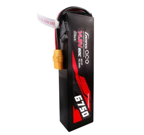 GENS ACE G-TECH 6750 mAh 14.8V 60C 4S1P WITH XT90-GEA67504S60GT