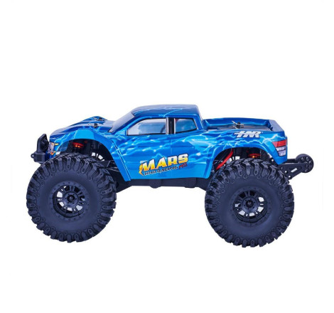 COCHE MARS BAJA 1/10 BRUSHLESS 80A 3600KW HNR9801-B WATERPROOF 4X4 AZUL RTR