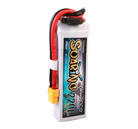 GENS ACE G-TECH SOARING 2200 mAh 11.1V 30C 3S1P WITH XT60-GEA223S30X6GT