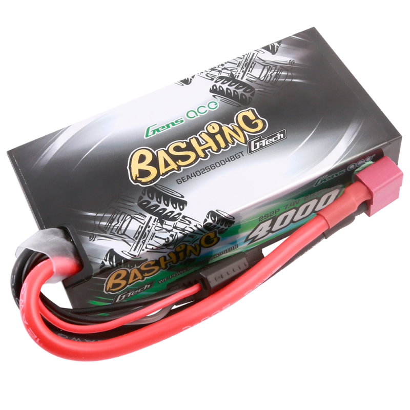 Gens Ace - GENS ACE G-TECH 4000 mAh 7.4V 60C 2S1P WITH T-DEAN
