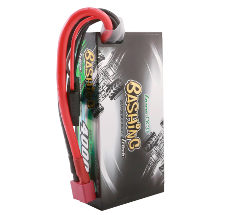 GENS ACE G-TECH 4000 mAh 7.4V 60C 2S1P WITH T-DEAN  BASHING SERIES - GEA402S60D48GT