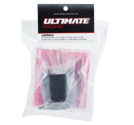 ULTIMATE AIRMAX AIR FILTER W/ 6 PRE-OILED FILTER FOAMS