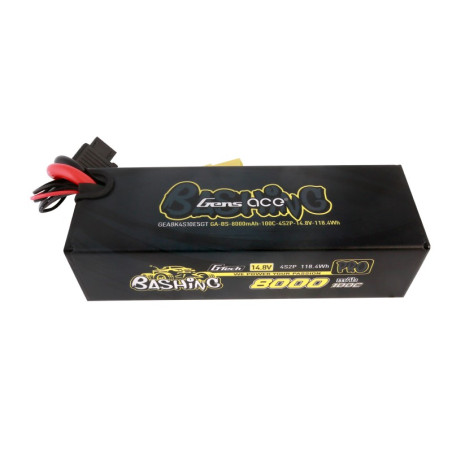 GENS ACE G-TECH 8000 mAh 14.8V 100C 4S2P WITH EC5 BASHING SERIES - GEA8K4S10E5GT