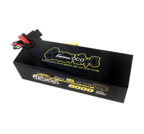 GENS ACE G-TECH 8000 mAh 14.8V 100C 4S2P WITH EC5 BASHING SERIES - GEA8K4S10E5GT