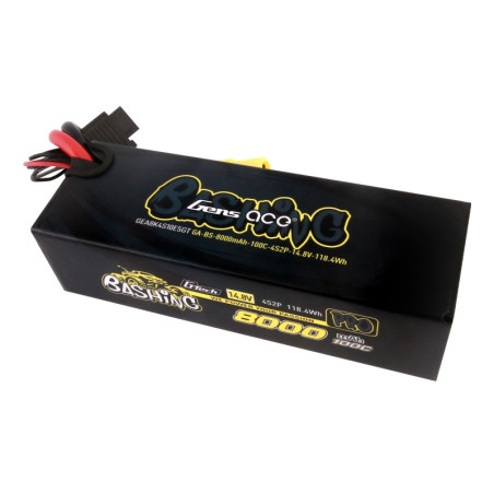 GENS ACE G-TECH 8000 mAh 14.8V 100C 4S2P WITH EC5 BASHING SERIES - GEA8K4S10E5GT