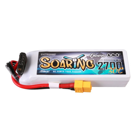 GENS ACE G-TECH SOARING 2700 mAh 11.1V 30C 3S1P WITH XT60-GEA273S30X6GT