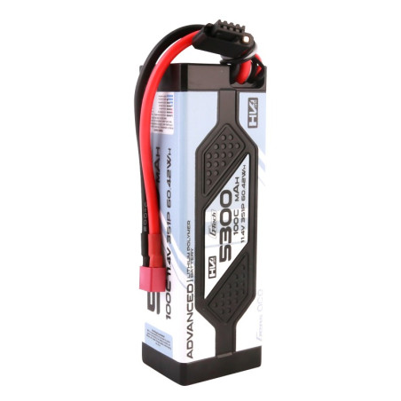 GENS ACE ADVANCED 5300 mAh 11,4V HV 100C 3S1P HC WITH DEANS -GEA5333S100DGT