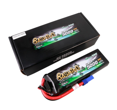 GENS ACE G-TECH 5000 mAh 11.1V 60C 3S1P WITH EC5 BASHING SERIES-GEA503S60E5GT