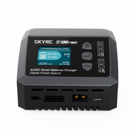 SKYRC S100NEO AC/DC MULTI-FUNCTION SMART LIPO 1-6S 12A CHARGER