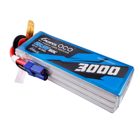 GENS ACE G-TECH 3000mAh 22.2V 60C 6S1P WITH EC5 - GA6S300060E5