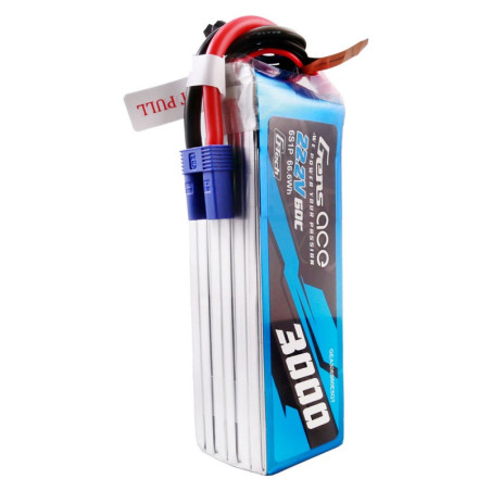 GENS ACE G-TECH 3000mAh 22.2V 60C 6S1P WITH EC5 - GA6S300060E5