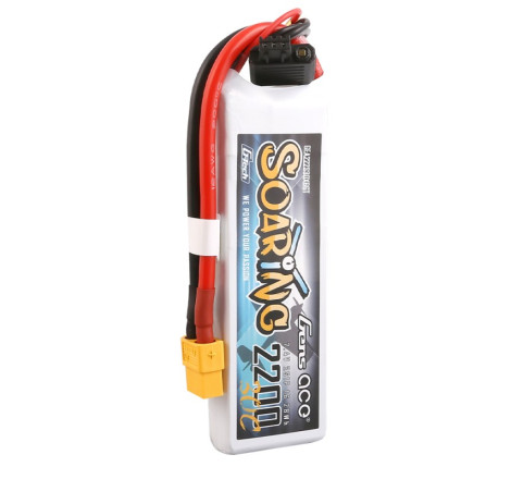 GENS ACE G-TECH SOARING 2200 mAh 7.4V 30C 2S1P WITH XT60-GEA222S30X6GT