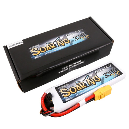 GENS ACE SOARING 3300 mAh 11.1V 30C 3S1P  WITH XT90-GEA332S30X9GT