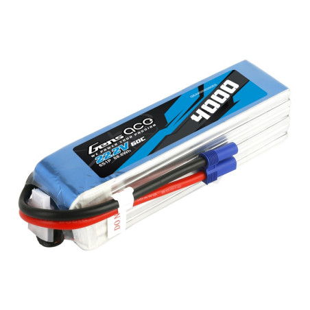 GENS ACE 4000 mAh 22.2V 60C 6S1P WITH EC5  - GEA40006S60E5