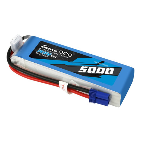 GENS ACE 5000 mAh 14.8V 45C 4S1P WITH EC5 -GEA50004S45E5