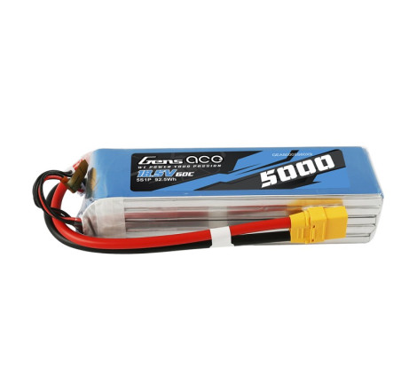 GENS ACE 5000 mAh 18.5V 60C 4S1P WITH EC5 BASHING SERIES - GEA50005S60X9