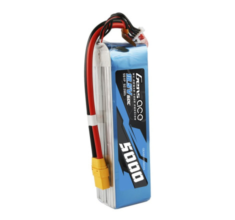 GENS ACE 5000 mAh 18.5V 60C 4S1P WITH EC5 BASHING SERIES - GEA50005S60X9