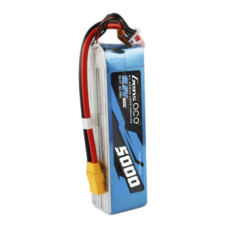 GENS ACE 5000 mAh 18.5V 60C 4S1P WITH EC5 BASHING SERIES - GEA50005S60X9