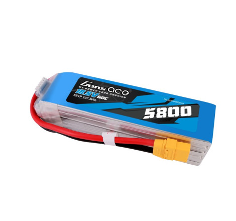 GENS ACE 5800 mAh 18.5V 60C 5S1P WITH XT90 -GEA58005S60X9