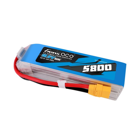 GENS ACE 5800 mAh 18.5V 60C 5S1P WITH XT90 -GEA58005S60X9