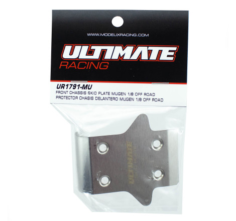 ULTIMATE FRONT CHASSIS SKID PLATE MUGEN 1/8 OFF ROAD