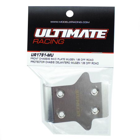 ULTIMATE FRONT CHASSIS SKID PLATE MUGEN 1/8 OFF ROAD