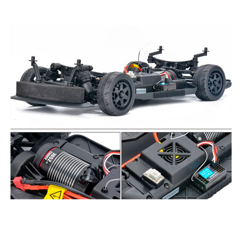 COCHE PANTHER 1/10 DRIFT BRUSHLESS 60A 3300KW HNR9802-GR 4X4 WATERPROOF GRIS RTR