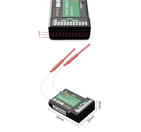 EMISORA i6X 10CH CON RECEPTOR iA10B S-BUS (10CH AFHDS 2A) FLYSKY