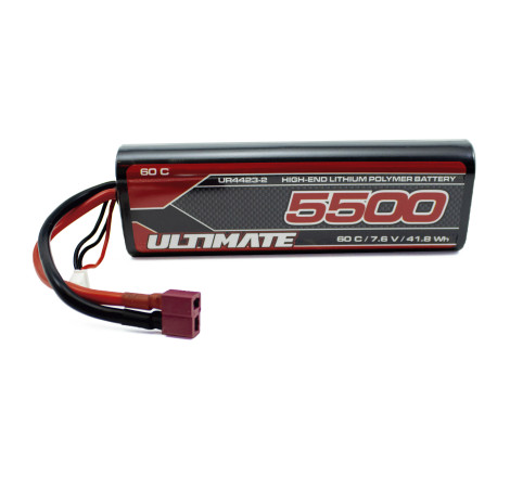 BATERÍA ULTIMATE LiPo HV STICK HC 7.6v. 5500 mAh 60C T-DEAN