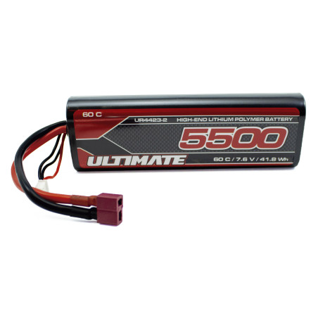 BATERÍA ULTIMATE LiPo HV STICK HC 7.6v. 5500 mAh 60C T-DEAN