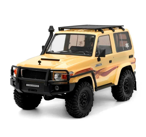 COCHE ROCK CRAWLER INTRUDER 1/10 RGT86020 WATERPROOF 4X4 AMARILLO RTR