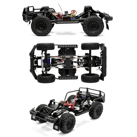 COCHE ROCK CRAWLER INTRUDER 1/10 RGT86020 WATERPROOF 4X4 AMARILLO RTR