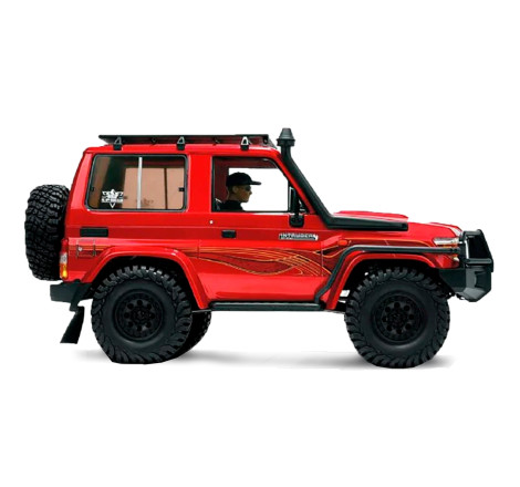 COCHE ROCK CRAWLER INTRUDER 1/10 RGT86020 WATERPROOF 4X4 ROJO RTR