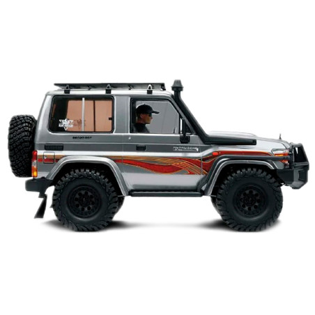 COCHE ROCK CRAWLER INTRUDER 1/10 RGT86020 WATERPROOF 4X4 GRIS RTR