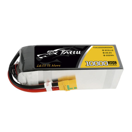 TATTU R-LINE SERIES 10000 mha 22.2V 30C 6S1P WITH XT90S - TAA100006S30X