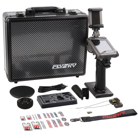 FLYSKY NOBLE NB4PRO+ TRANSMITER WITH 2 RECEIVERS (AFHDS3A) FGR4B (4CH) + FGR8B (8CH) + BAG