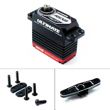 ULTIMATE RSX8 1/8 37KG 0.075s. BRUSHLESS SERVO W/ UR1815-25 HORN