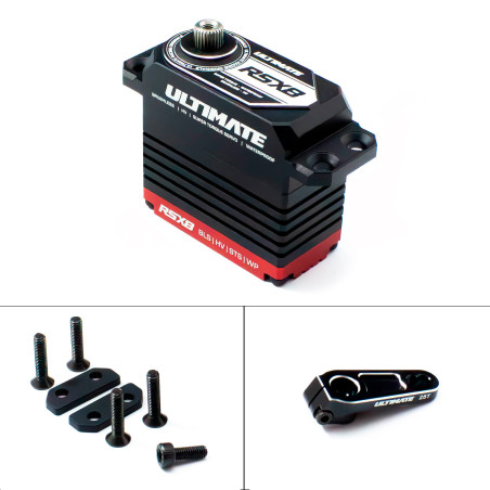 ULTIMATE RSX8 1/8 37KG 0.075s. BRUSHLESS SERVO W/ UR1813-25 HORN