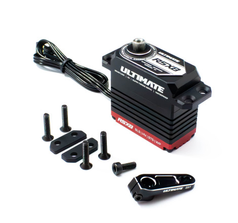 ULTIMATE RSX8 1/8 37KG 0.075s. BRUSHLESS SERVO W/ UR1813-25 HORN