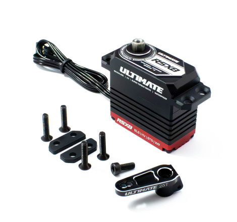 SERVO ULTIMATE RSX8 BRUSHLESS 37KG 0.075S 1/8 + HORN UR1811-25