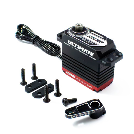 ULTIMATE RSX8 1/8 37KG 0.075s. BRUSHLESS SERVO W/ UR1811-25 HORN